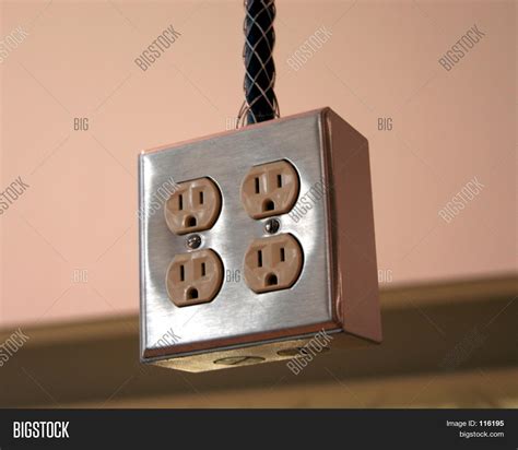 add electrical box in ceiling|hanging electrical outlet from ceiling.